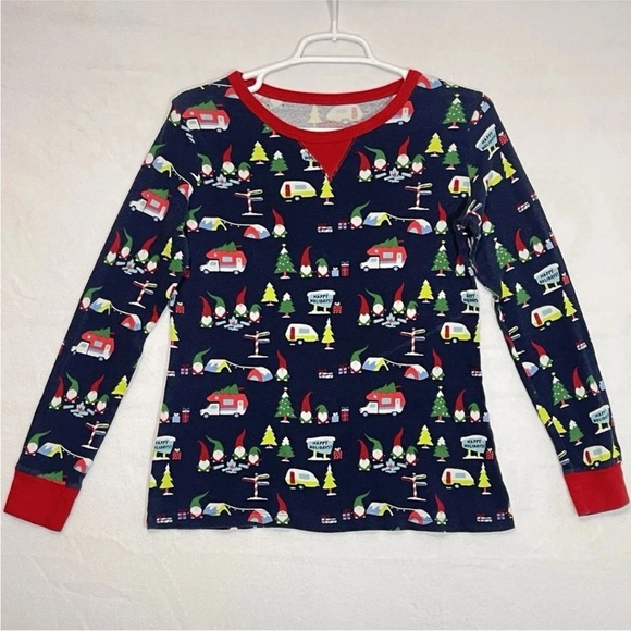 Wondershop Gnome Camping Print Pajamas 4X - Picture 2 of 4